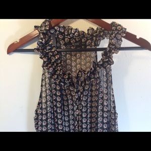 Super cute sheer sleeveless